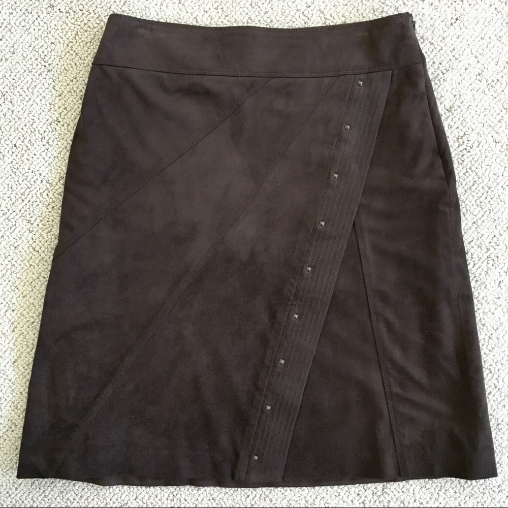 Renuar faux suede skirt